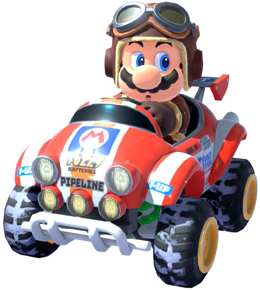 Transparent Mario Aviator Costume Render 1