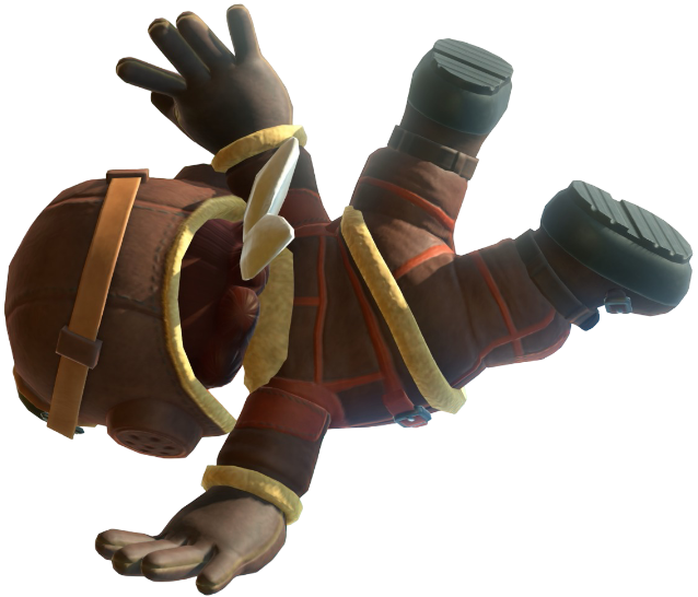 Transparent Mario Aviator Costume Render 12