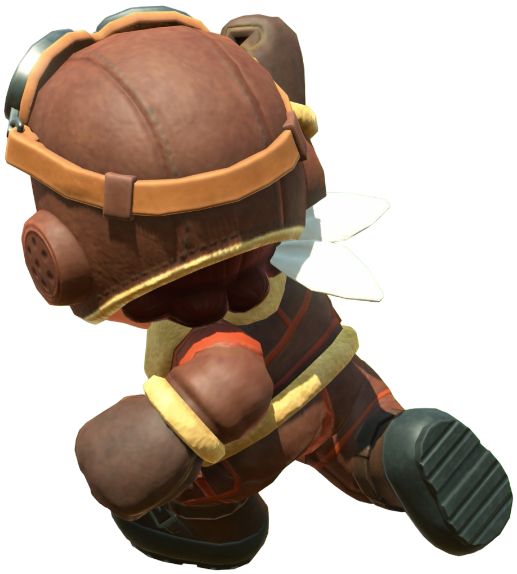 Transparent Mario Aviator Costume Render 15