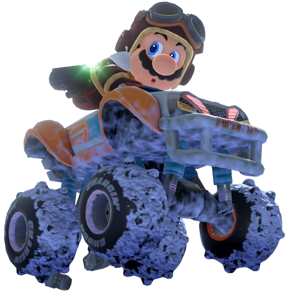 Transparent Mario Aviator Costume Render 2