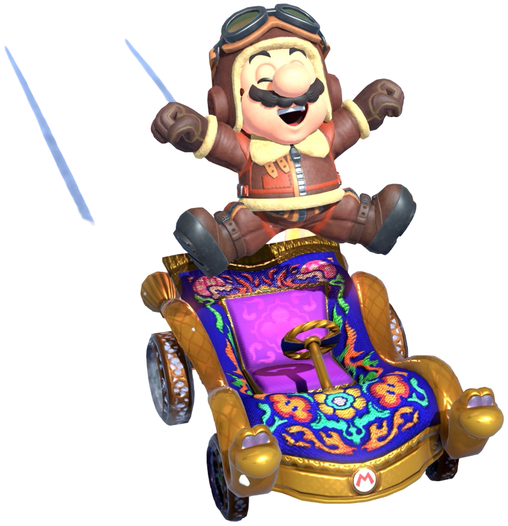 Transparent Mario Aviator Costume Render 3