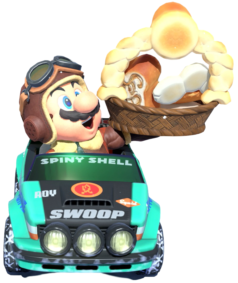 Transparent Mario Aviator Costume Render 4