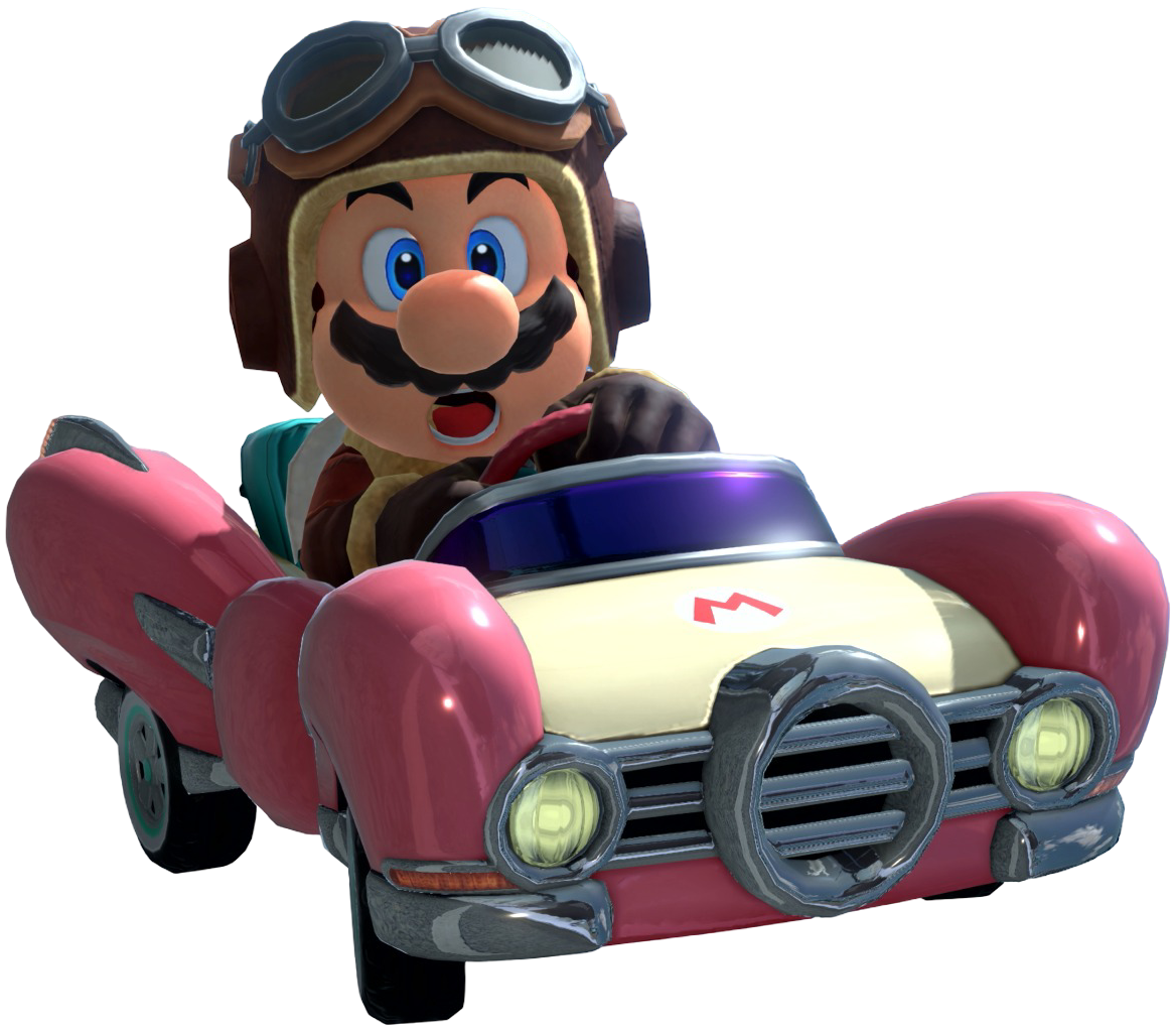 Transparent Mario Aviator Costume Render 5