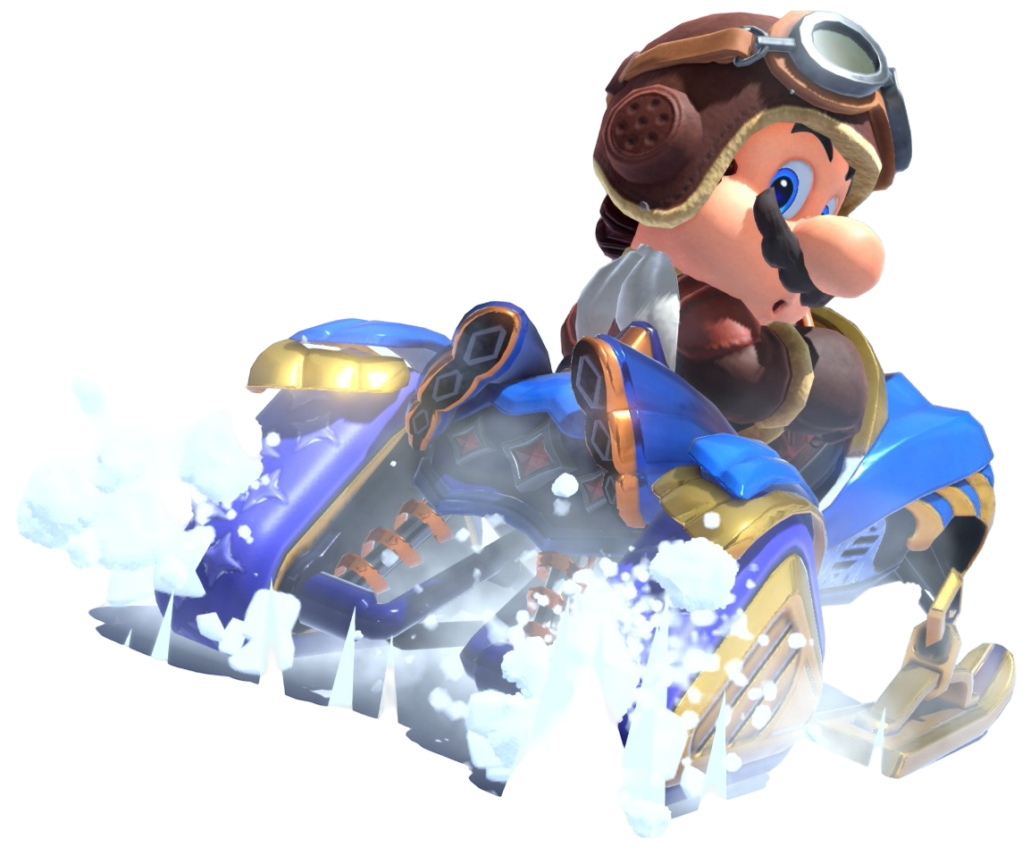 Transparent Mario Aviator Costume Render 6