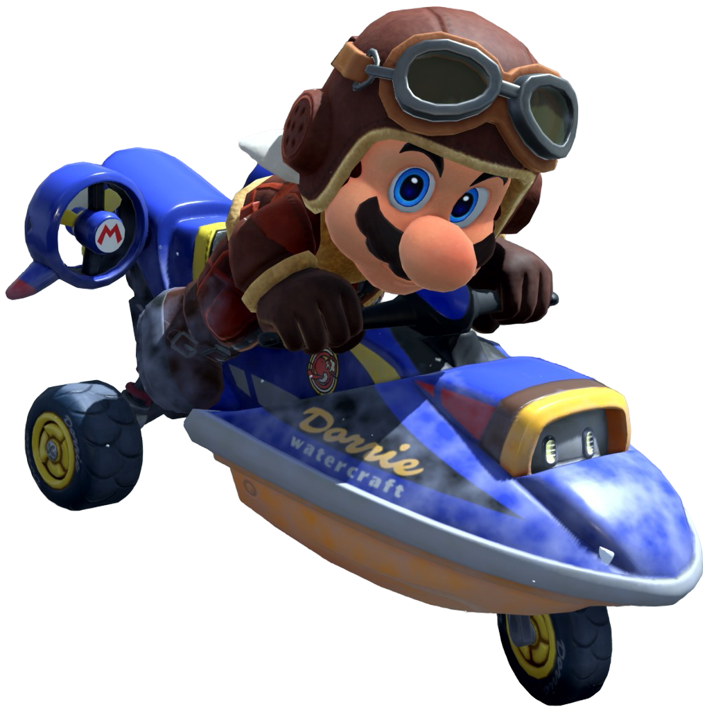 Transparent Mario Aviator Costume Render 7