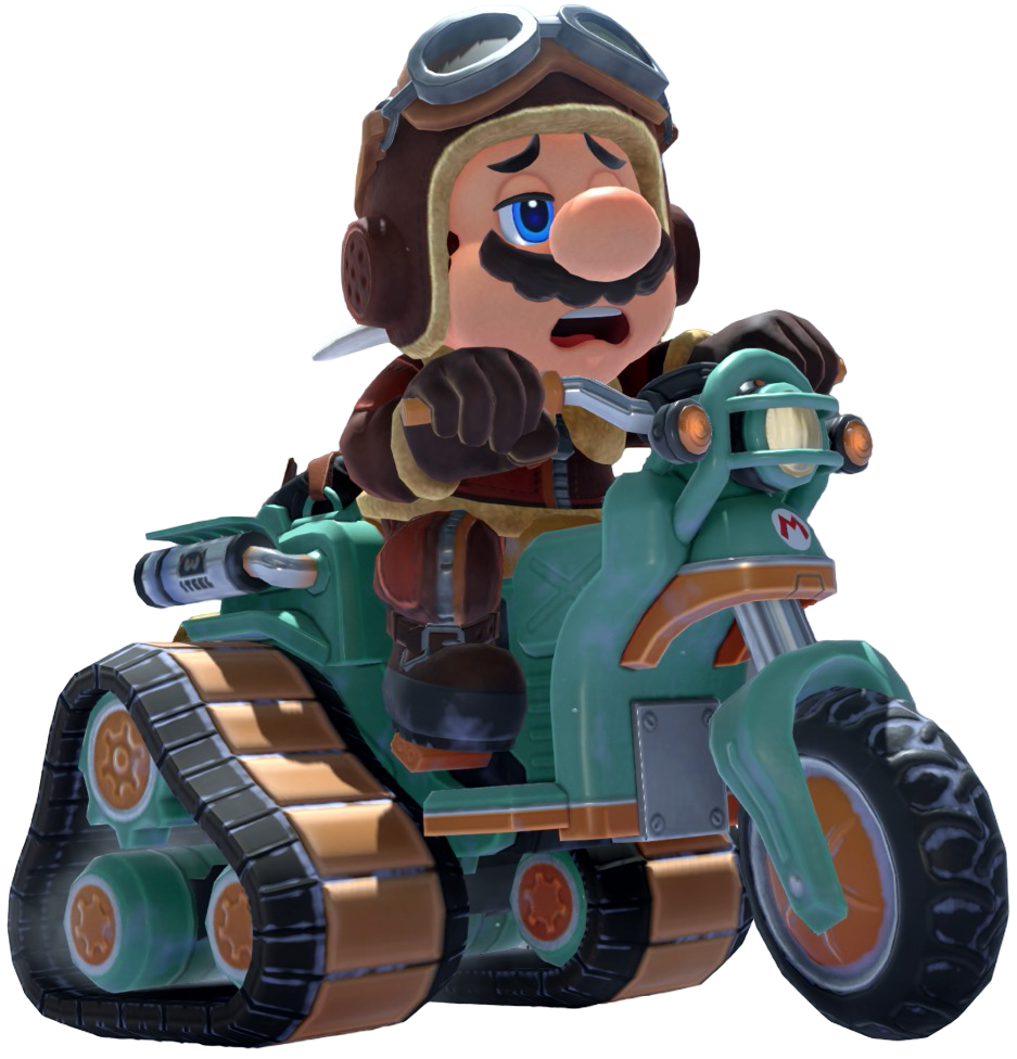 Transparent Mario Aviator Costume Render 8