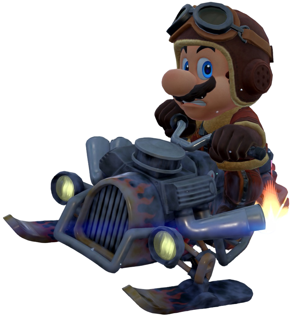 Transparent Mario Aviator Costume Render 9