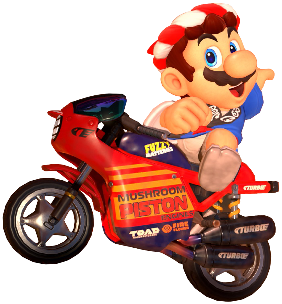 Transparent Mario Happi Costume Render 10