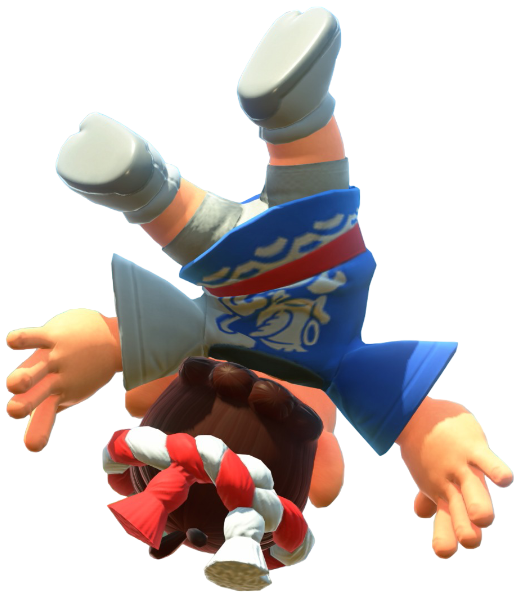 Transparent Mario Happi Costume Render 12