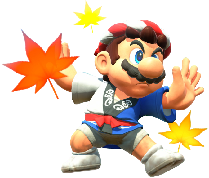 Transparent Mario Happi Costume Render 15