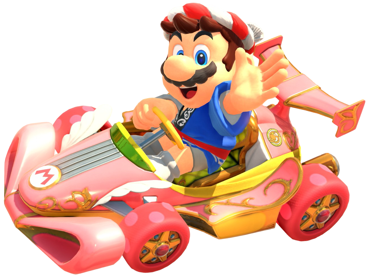 Transparent Mario Happi Costume Render 2