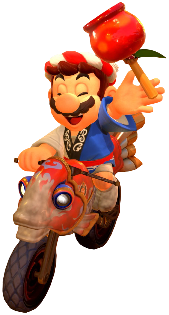Transparent Mario Happi Costume Render 6
