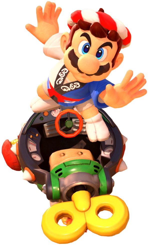 Transparent Mario Happi Costume Render 8