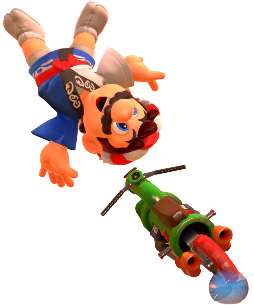 Transparent Mario Happi Costume Render 9