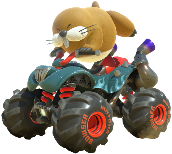 Transparent Monty Mole Default Costume Render 1