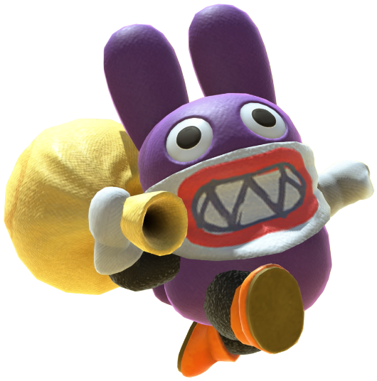 Transparent Nabbit Default Costume Render 11