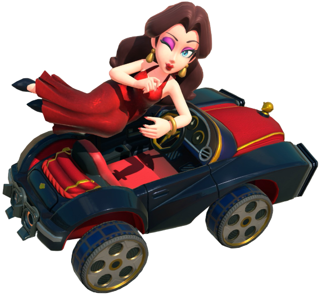 Transparent Pauline Default Costume Render 1