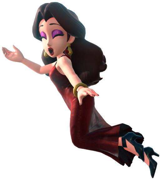Transparent Pauline Default Costume Render 11