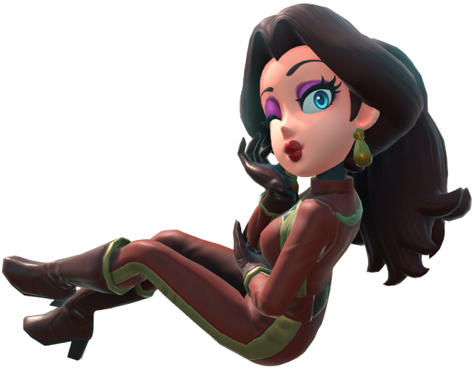 Transparent Pauline Aero Costume Render 11