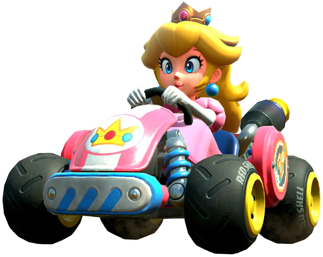 Transparent Peach Default Costume Render 1