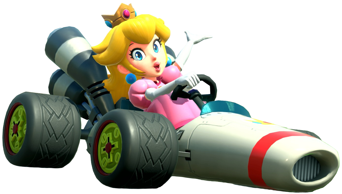 Transparent Peach Default Costume Render 3