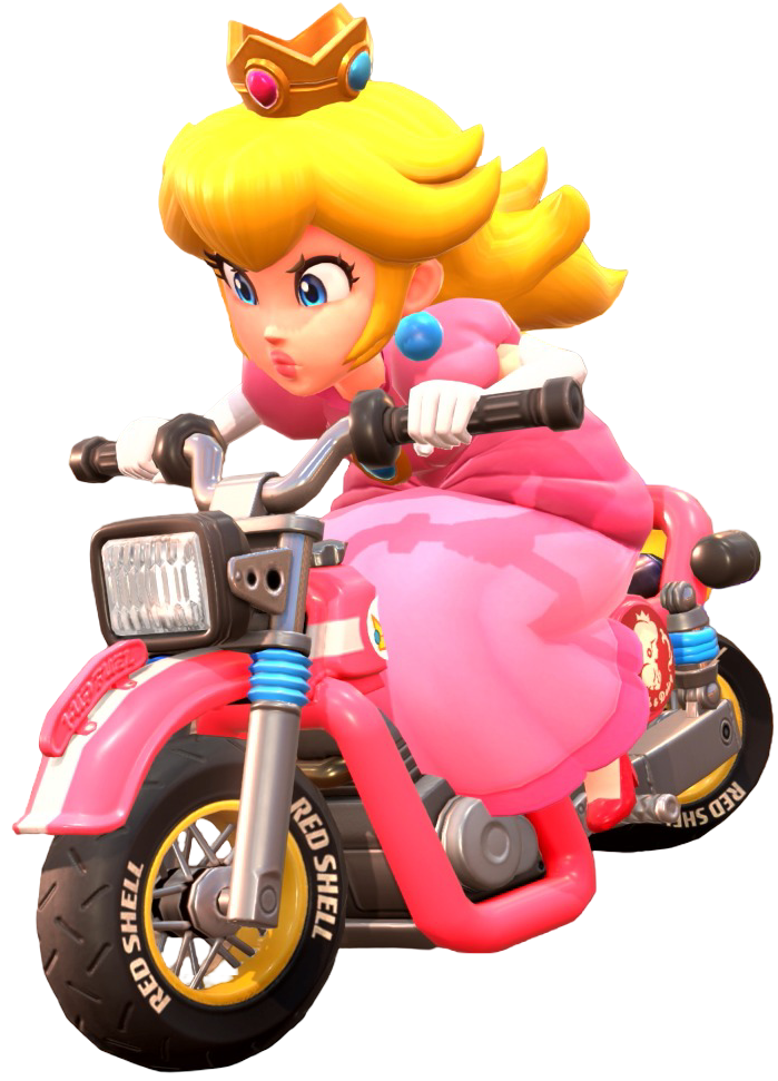 Transparent Peach Default Costume Render 6