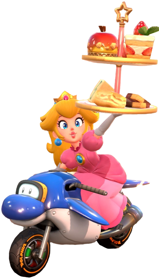 Transparent Peach Default Costume Render 7