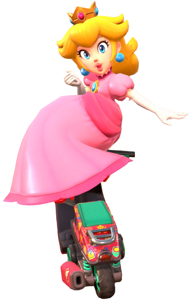 Transparent Peach Default Costume Render 8