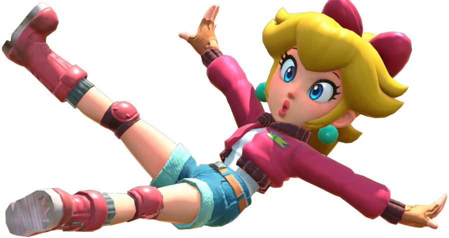 Transparent Peach Touring Costume Render 12