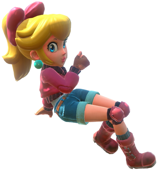 Transparent Peach Touring Costume Render 14