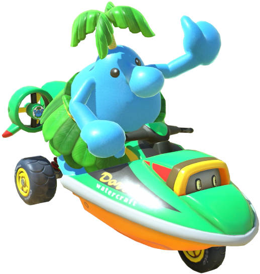 Transparent Pianta Default Costume Render 6
