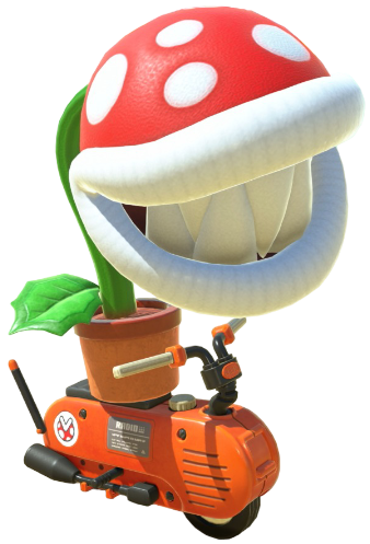 Transparent Piranha Plant Default Costume Render 6