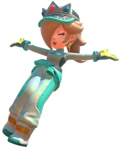 Transparent Rosalina Pro Racer Costume Render 11