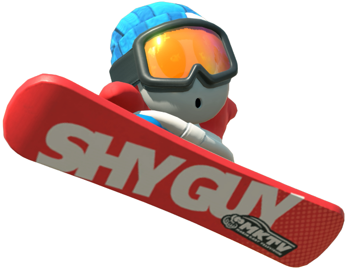 Transparent Shy Guy Slope Styler Costume Render 11