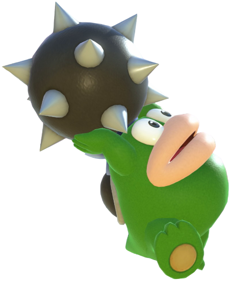 Transparent Spike Default Costume Render 11