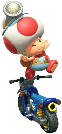 Transparent Toad Explorer Costume Render 6