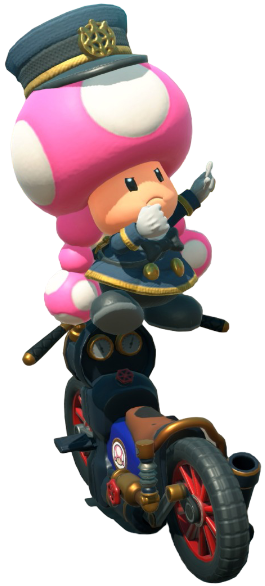 Transparent Toadette Conductor Costume Render 6