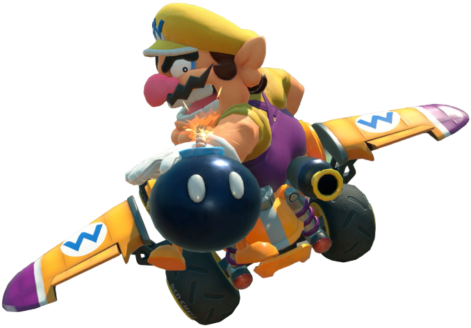 Transparent Wario Default Costume Render 1