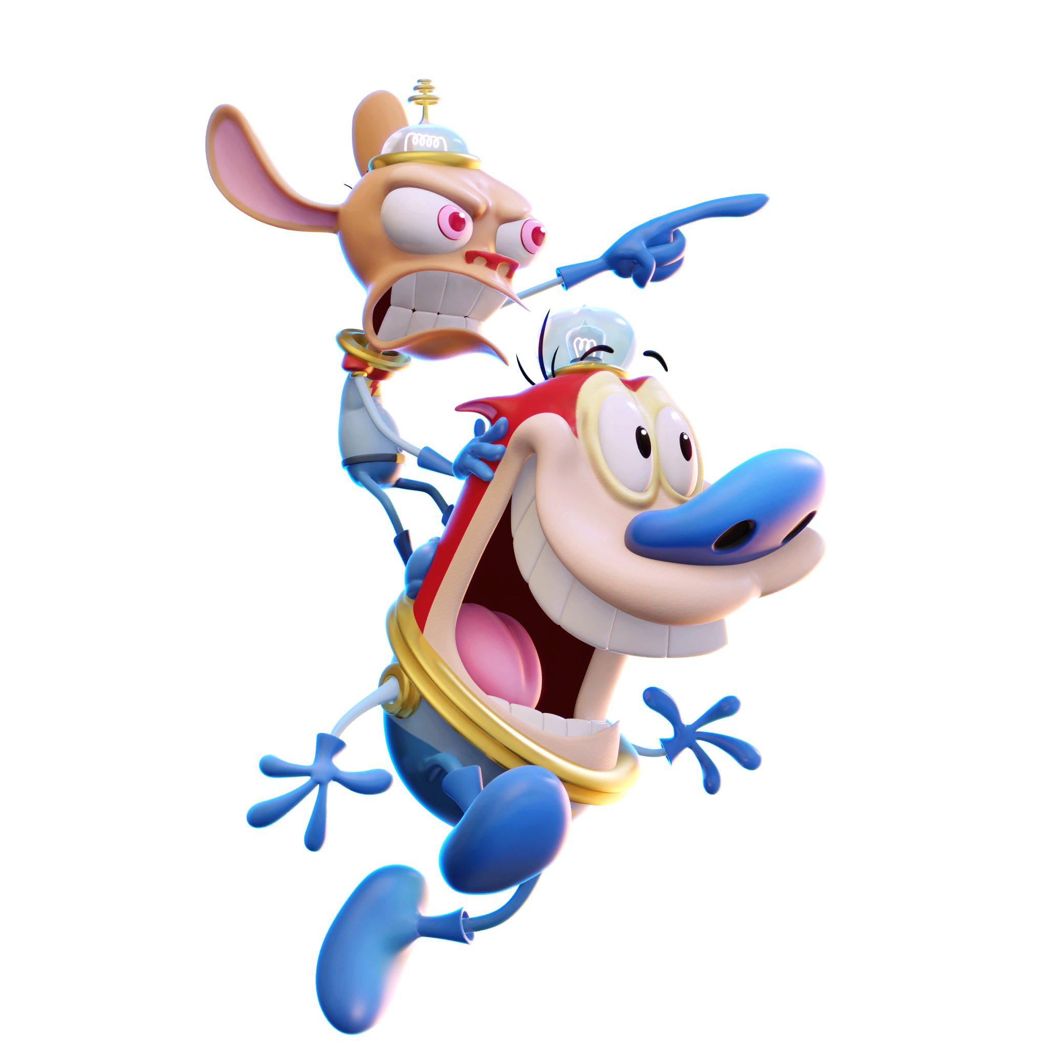 Commander Höek & Cadet Stimpy