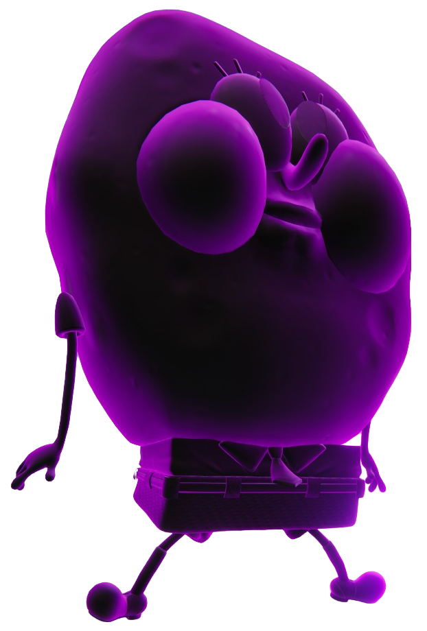 SpongeBob's Ghost Clone after absorbing a bunch of water.